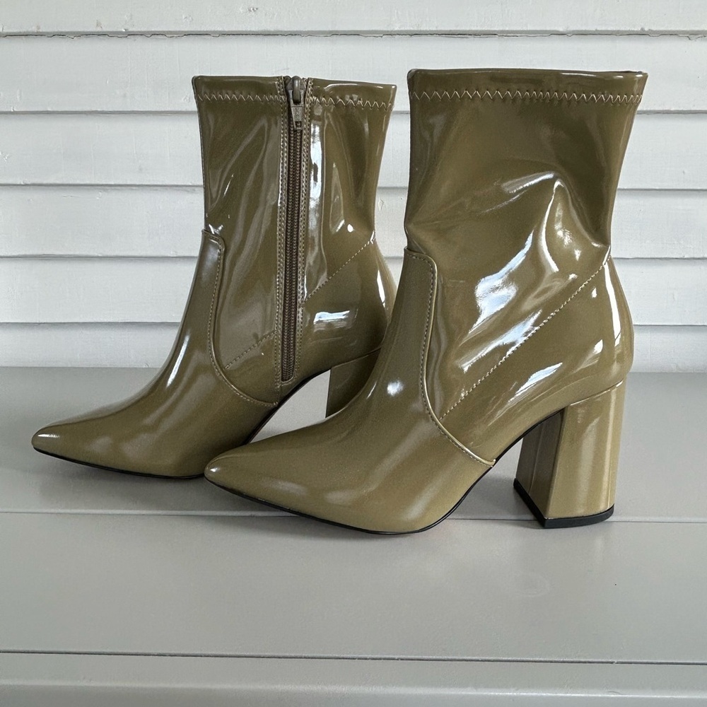 Abound Olive Brine  Billie Pointed Toe Boot  Sz 6.5‎
